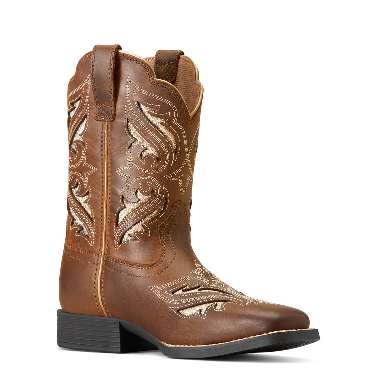 Ariat 10046884 Sassy Brown Round Up Bliss Kids Boot