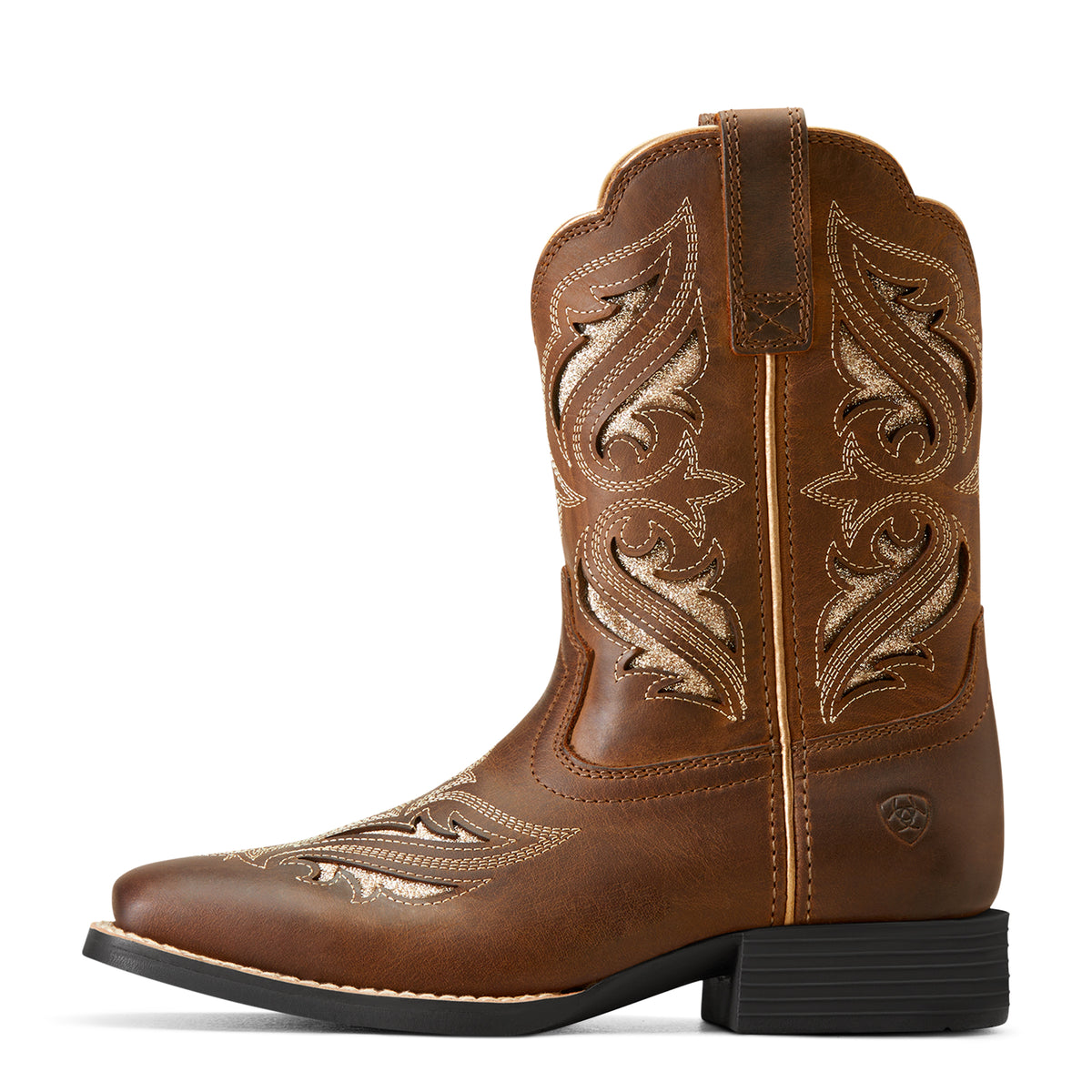 Ariat 10046884 Sassy Brown Round Up Bliss Kids Boot