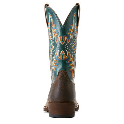 Ariat 10053696 Renegade Vintage Oak / Deep Teal Cutter Toe Bantamweight Sole