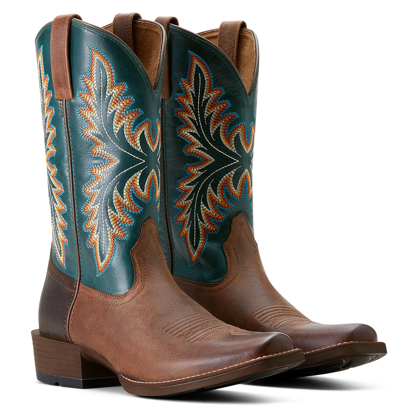 Ariat 10053696 Renegade Vintage Oak / Deep Teal Cutter Toe Bantamweight Sole
