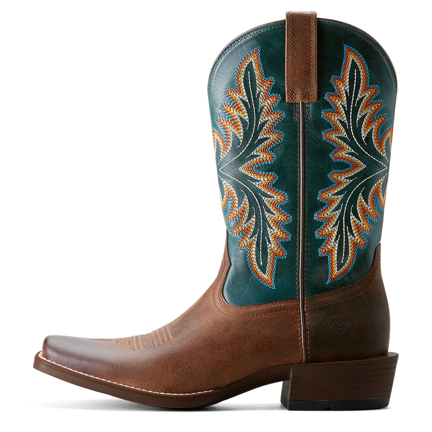 Ariat 10053696 Renegade Vintage Oak / Deep Teal Cutter Toe Bantamweight Sole