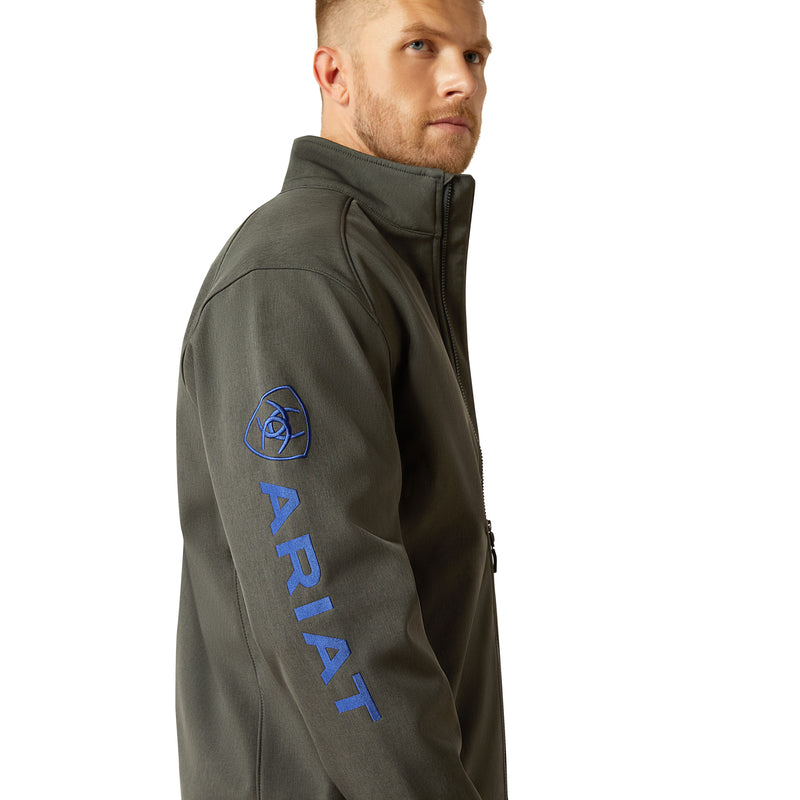 Ariat 10058155 LOGO 2.0 Softshell Jacket Charcoal Blue
