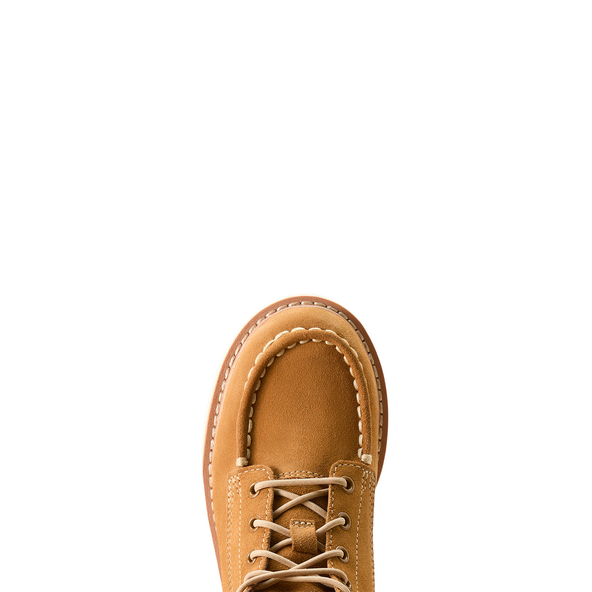 Ariat 10053778 Kids Lift Lacer Moc Toe Boot Wheat Suede