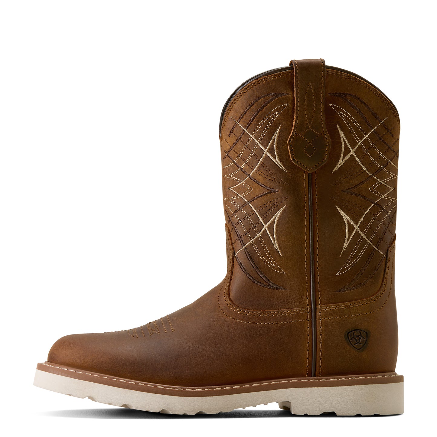 ARIAT 10080485 Youth Activate Round Toe Western Boot Distressed Brown