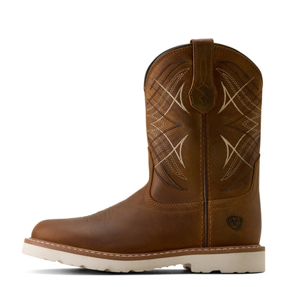 ARIAT 10080485 Youth Activate Round Toe Western Boot Distressed Brown