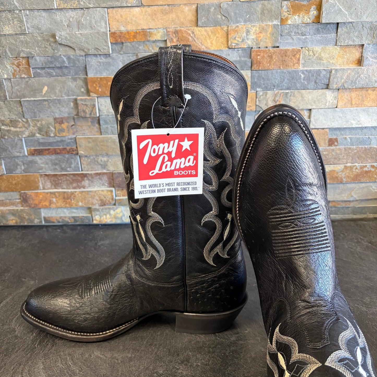 Tony Lama CT871Z4 BONHAM SMOOTH OSTRICH CUSHION COMFORT