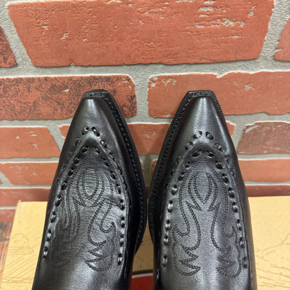 Laredo 68430 LARAMIE Black Buck Lace Snip Toe