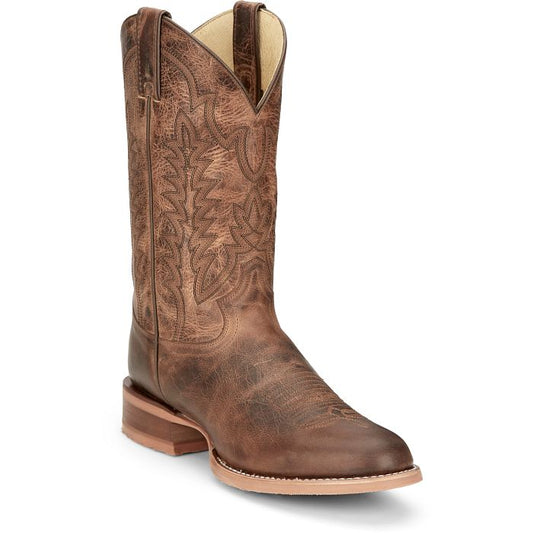 Justin CJ2045 Clanton Khaki Cowhide Round Toe