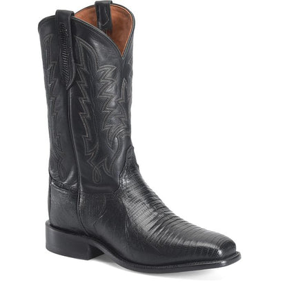 Justin GR5331 Reposado 12" Lizard Cowboy Obsidian George Strait