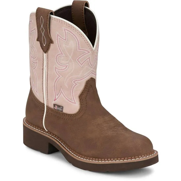 Justin GY9552 Kay Toasted Brown Cowhide Medium Round Toe