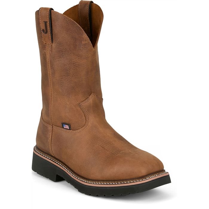 Justin HL4223 Ames 11'' Steel Toe Brown Cowhide
