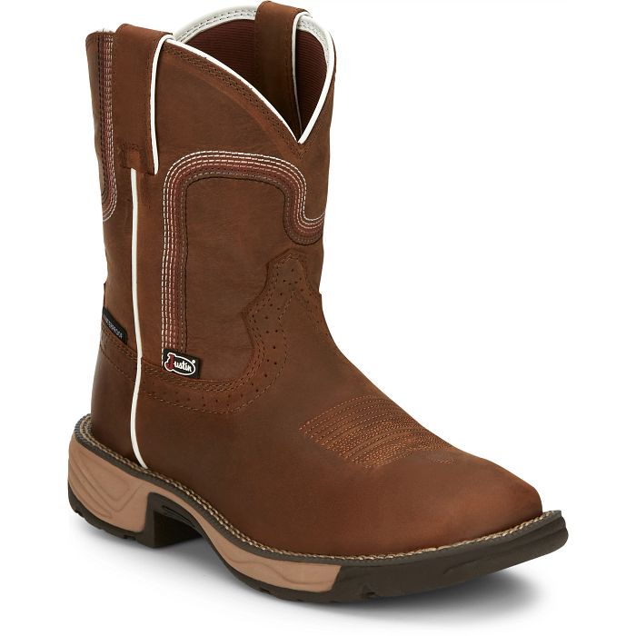 Justin SE4359 Stampede Rush Waterproof Soft Square Toe Work Boot