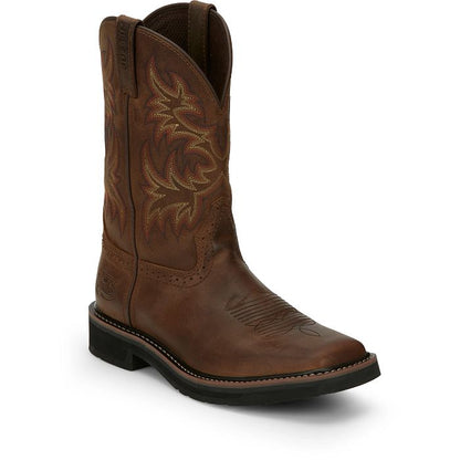 Justin SE4681 Boots: Driller Dark Brown 11''