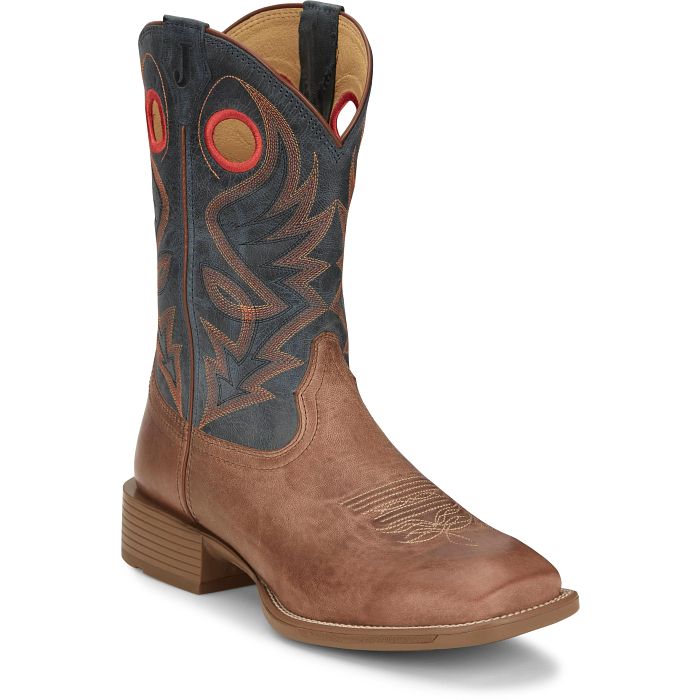 Justin UN7152 Pickett 11'' Western Peanut / Navy
