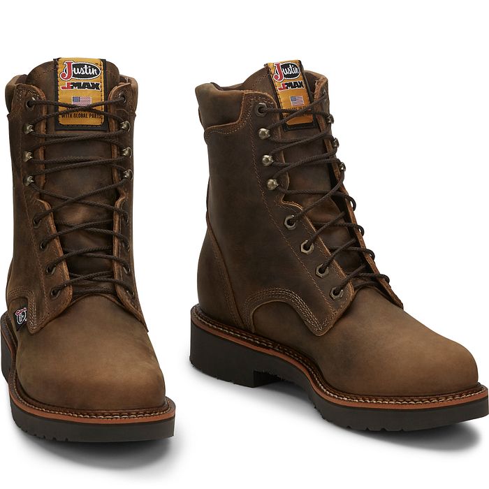 Justin 440 BLUEPRINT 8" LACE UP J-MAX® DOUBLE COMFORT