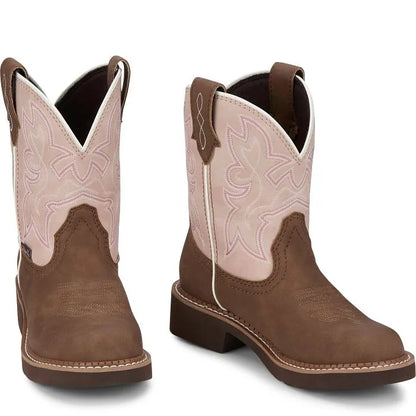 Justin GY9552 Kay Toasted Brown Cowhide Medium Round Toe