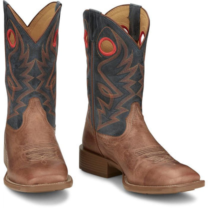 Justin UN7152 Pickett 11'' Western Peanut / Navy