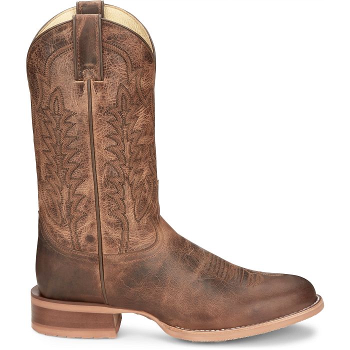 Justin CJ2045 Clanton Khaki Cowhide Round Toe