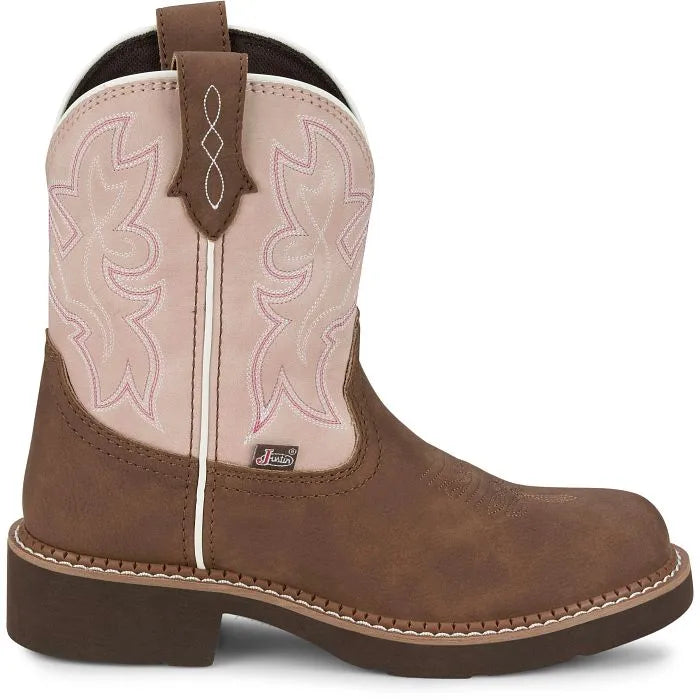 Justin GY9552 Kay Toasted Brown Cowhide Medium Round Toe