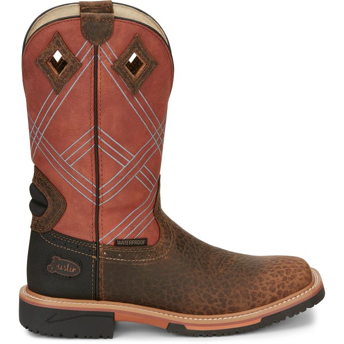 Justin SE4216 Dalhart 12'' Waterproof Caramel