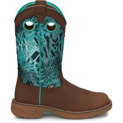 Justin SE4355 Typhoon Camo Square Toe Waterproof