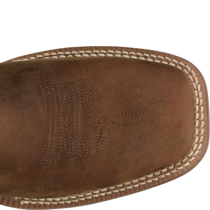 Justin FN4201 MISS ELLIE WARM TAUPE COWHIDE 11'' SQUARE TOE