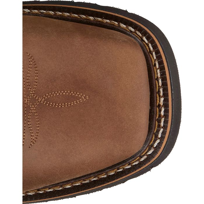 Justin HL4222 Ames Walnut Brown Cowhide 11'' Square Toe