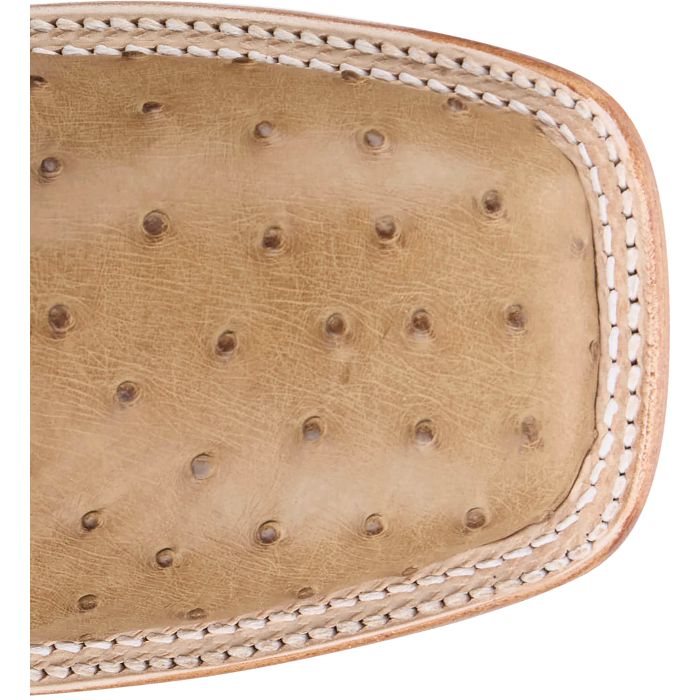 Justin JE8170 Chisolm 13" Full Quill Ostrich Antique Saddle