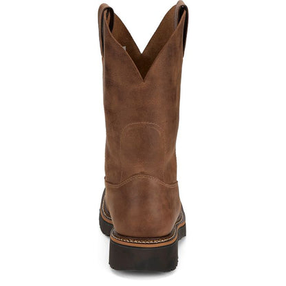 Justin HL4222 Ames Walnut Brown Cowhide 11'' Square Toe