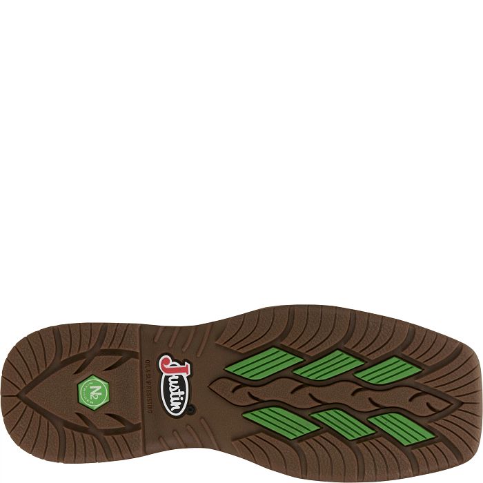 Justin CR3207 Nitread Taupe Cowhide 11'' WP Nano Toe