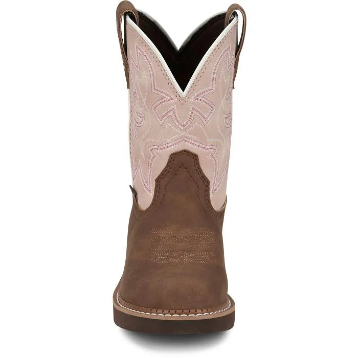 Justin GY9552 Kay Toasted Brown Cowhide Medium Round Toe