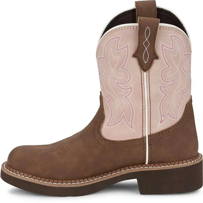 Justin GY9552 Kay Toasted Brown Cowhide Medium Round Toe