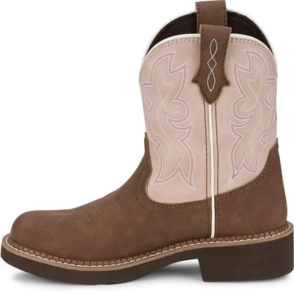 Justin GY9552 Kay Toasted Brown Cowhide Medium Round Toe