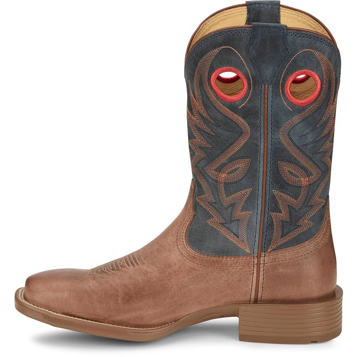 Justin UN7152 Pickett 11'' Western Peanut / Navy