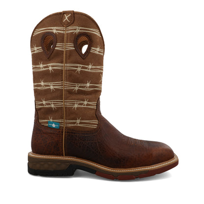 Twisted X MXBAW05 Alloy Toe Waterproof Rustic Brown & Lion Tan