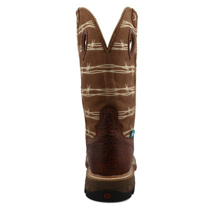 Twisted X MXBAW05 Alloy Toe Waterproof Rustic Brown & Lion Tan