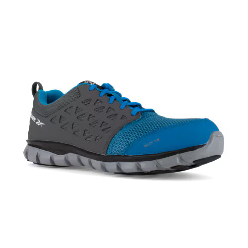 Reebok RB4040 Sublite Cushion Static Dissipative Alloy Toe Grey / Blue