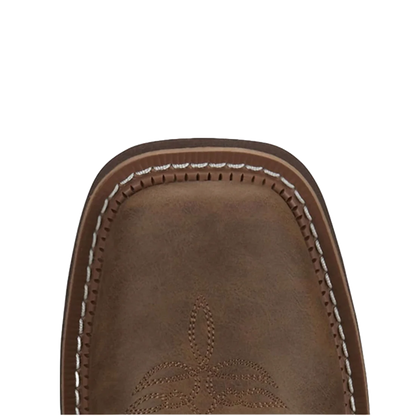 Justin GY9542 Sunny Chocolate Cowhide Wide Square Toe