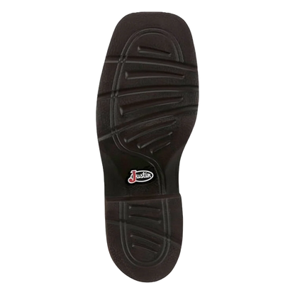 Justin GY9542 Sunny Chocolate Cowhide Wide Square Toe