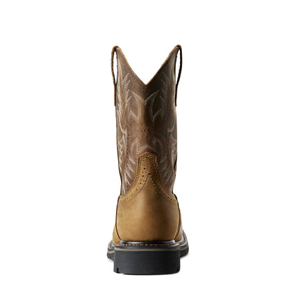 Ariat 10010148 Men's Sierra Wide Square-Toe Work Boot, Aged Bark