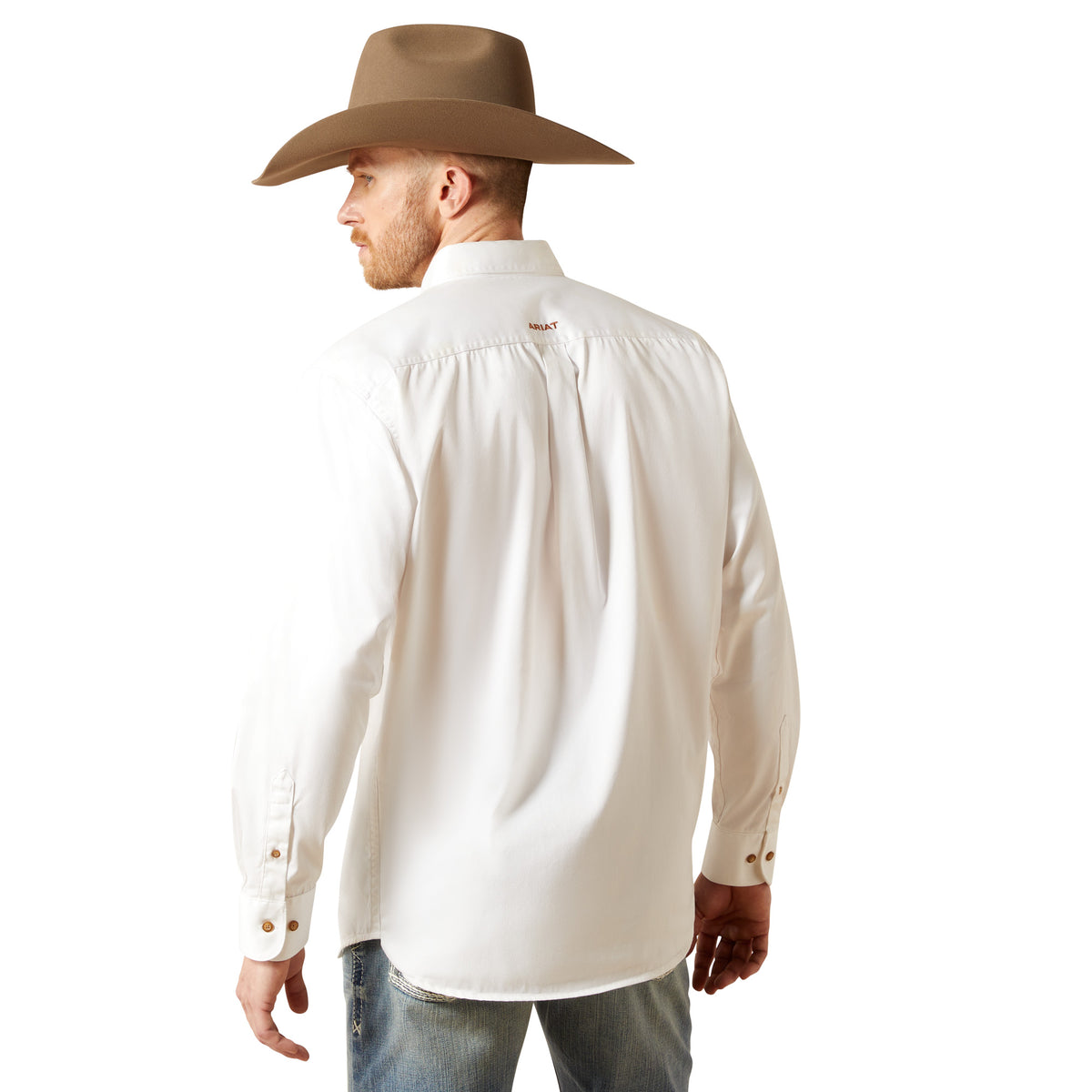 Ariat 10000503 Solid Twill Classic Long Sleeve White