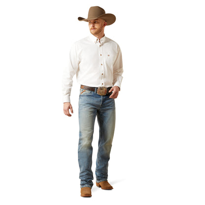 Ariat 10000503 Solid Twill Classic Long Sleeve White