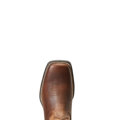 ARIAT 10040366 Anthem Patriot Square Toe Western Boot Distressed Brown