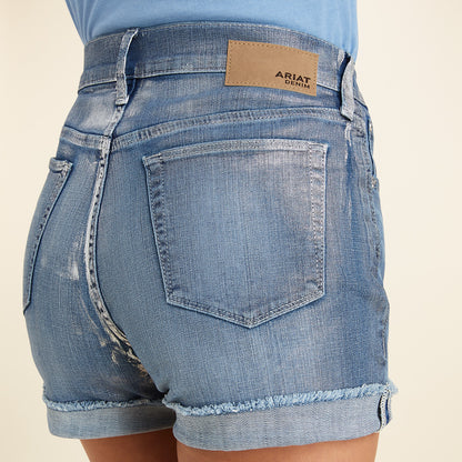 ARIAT 10043201 Silver Gloss Jazmine 5" Jean Shorts