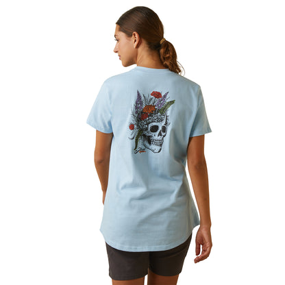 Ariat 10043848 WMS Rebar Cotton Strong Roughneck Graphic T-Shirt CLEAR SKY