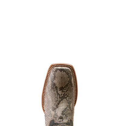 Ariat 10047081 Dry Gulch Tan Python Ancient Black