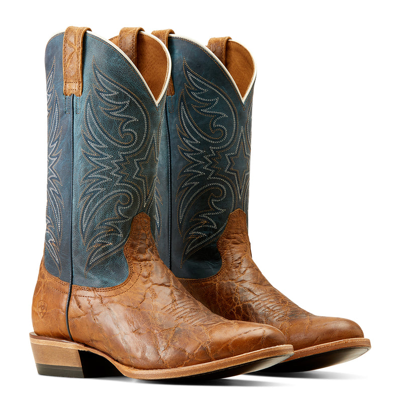 Ariat 10050932 Bankroll Smokehouse Ocean Blue Western boot