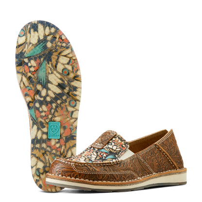 Ariat 10050960 Cruiser Shoe BROWN FLORAL EMBOSS