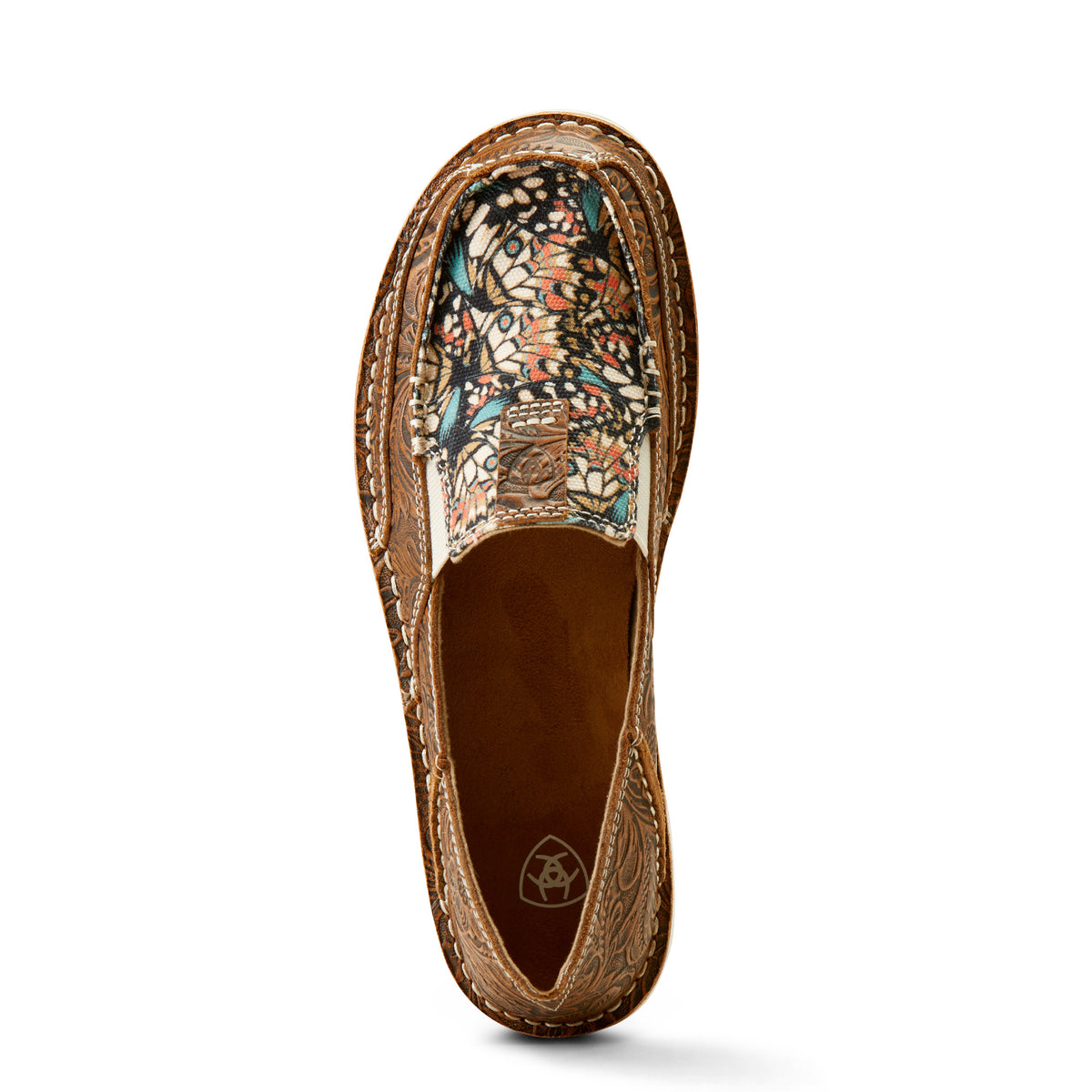Ariat 10050960 Cruiser Shoe BROWN FLORAL EMBOSS