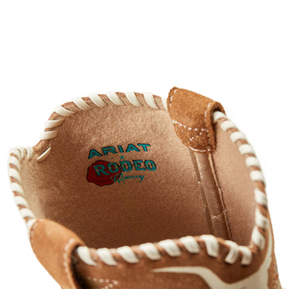 Ariat 10050965 Futurity Rodeo Quincy Cutter Toe Western Boot CHESTNUT SUEDE